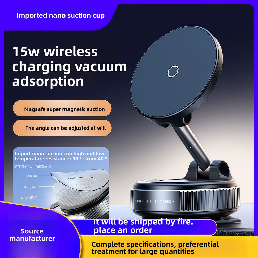 New Vacuum Adsorption Magnetic Car Mobile Phone Holder