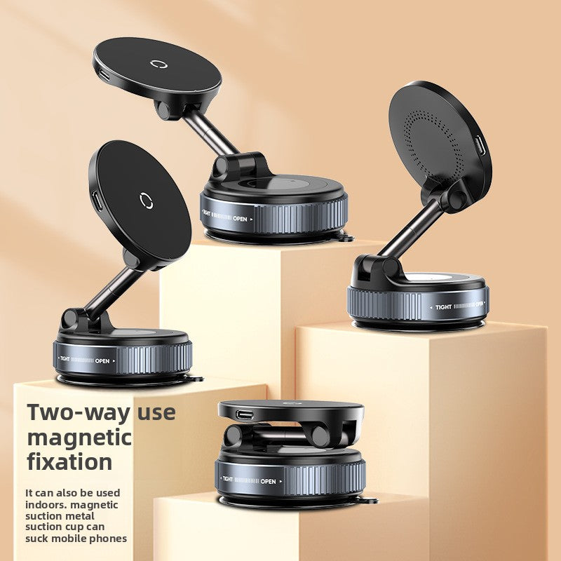 New Vacuum Adsorption Magnetic Car Mobile Phone Holder